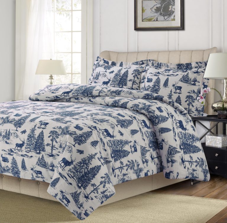 DUVET_200GSM_DEER TOIL NAVY