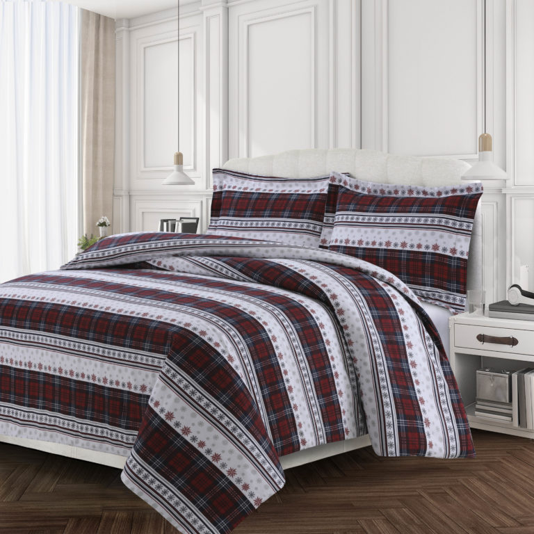 Flannel Duvet COMFY STRIPE
